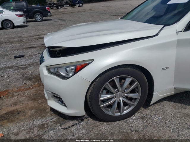 2016 Infiniti Q50 3.0t Premium მანქანა იყიდება აუქციონზე, vin: JN1EV7AP5GM306399, აუქციონის ნომერი: 44995492