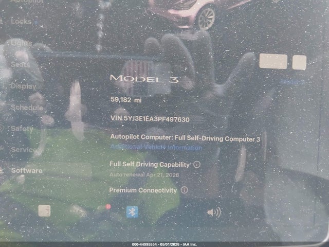 Продаж на аукціоні авто 2023 Tesla Model 3 Rear-wheel Drive, vin: 5YJ3E1EA3PF497630, номер лоту: 44995554