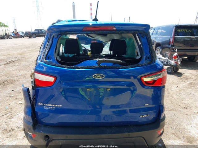 Aukcja sprzedaży 2022 Ford Ecosport Se, vin: MAJ6S3GL8NC467927, numer aukcji: 44995634