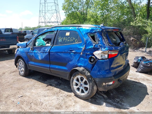 Aukcja sprzedaży 2022 Ford Ecosport Se, vin: MAJ6S3GL8NC467927, numer aukcji: 44995634