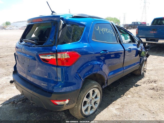 Aukcja sprzedaży 2022 Ford Ecosport Se, vin: MAJ6S3GL8NC467927, numer aukcji: 44995634