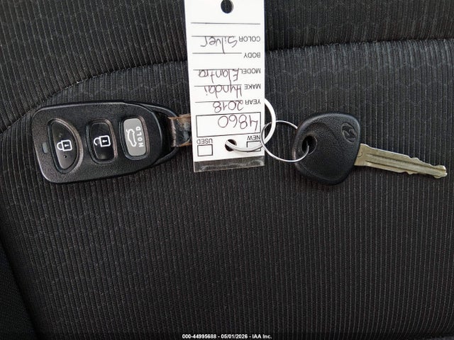 Aukcja sprzedaży 2018 Hyundai Elantra Sel, vin: 5NPD84LF8JH397754, numer aukcji: 44995688