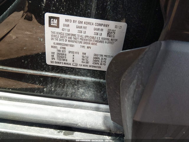 Продаж на аукціоні авто 2022 Buick Encore Gx Fwd Preferred, vin: KL4MMBS20NB116501, номер лоту: 44995696