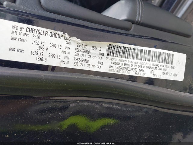 Aukcja sprzedaży 2011 Jeep Grand Cherokee Laredo, vin: 1J4RR4GG8BC523253, numer aukcji: 44995859