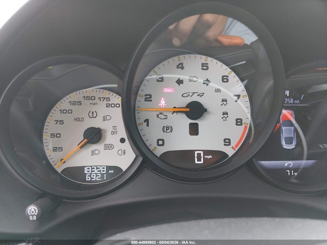 Продаж на аукціоні авто 2020 Porsche 718 Cayman Gt4, vin: WP0AC2A85LS289204, номер лоту: 44995902