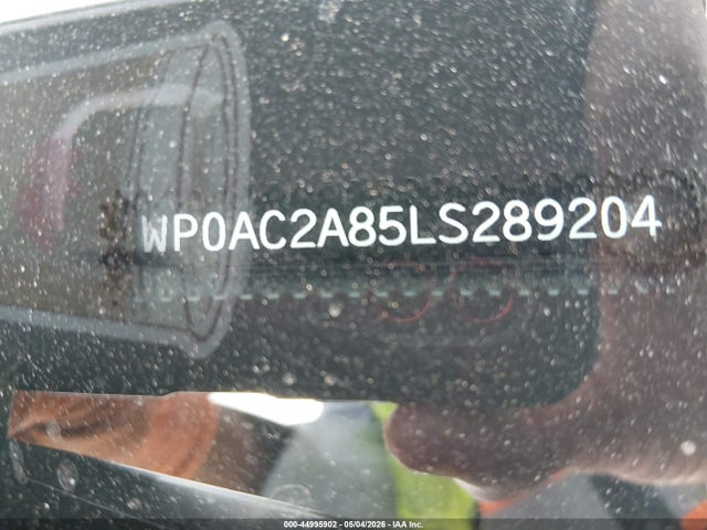 Продаж на аукціоні авто 2020 Porsche 718 Cayman Gt4, vin: WP0AC2A85LS289204, номер лоту: 44995902