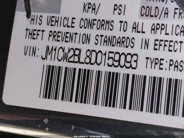 Aukcja sprzedaży 2013 Mazda Mazda5 Sport, vin: JM1CW2BL8D0159093, numer aukcji: 44995914