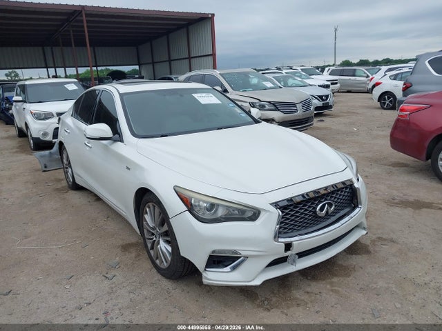 Продажа на аукционе авто 2018 Infiniti Q50 3.0t Luxe, vin: JN1EV7AP8JM367074, номер лота: 44995958