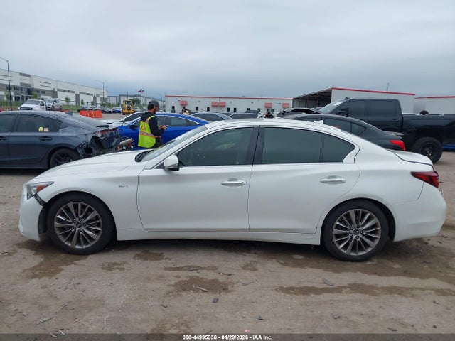 Продажа на аукционе авто 2018 Infiniti Q50 3.0t Luxe, vin: JN1EV7AP8JM367074, номер лота: 44995958