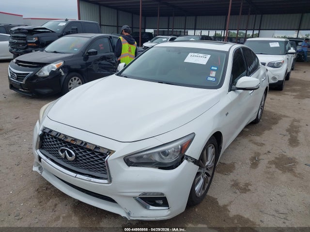 Продажа на аукционе авто 2018 Infiniti Q50 3.0t Luxe, vin: JN1EV7AP8JM367074, номер лота: 44995958