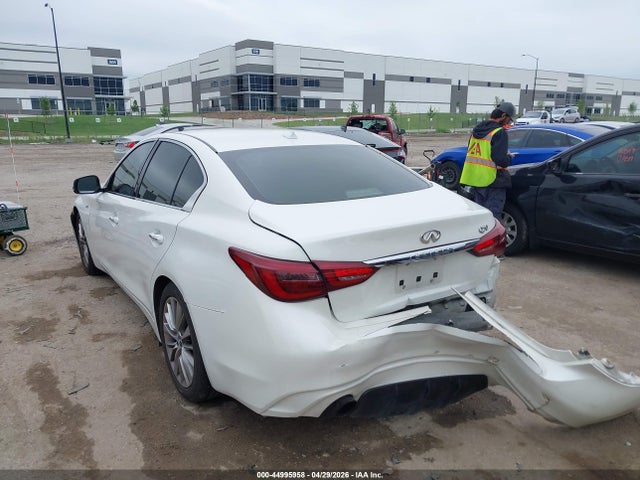 Продажа на аукционе авто 2018 Infiniti Q50 3.0t Luxe, vin: JN1EV7AP8JM367074, номер лота: 44995958