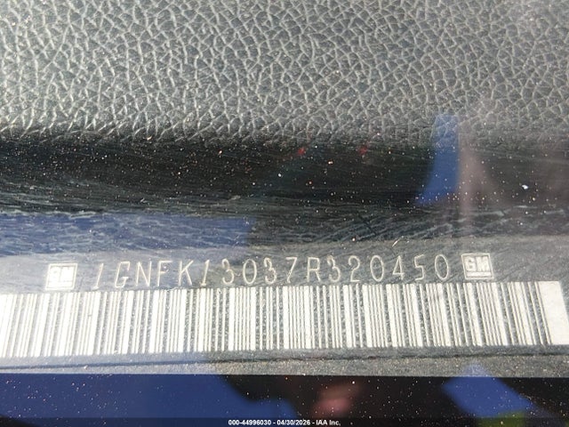 Продаж на аукціоні авто 2007 Chevrolet Tahoe Ltz, vin: 1GNFK13037R320450, номер лоту: 44996030