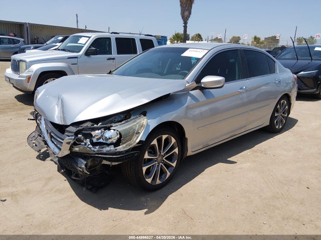 2013 Honda Accord Sport მანქანა იყიდება აუქციონზე, vin: 1HGCR2F52DA254876, აუქციონის ნომერი: 44996527