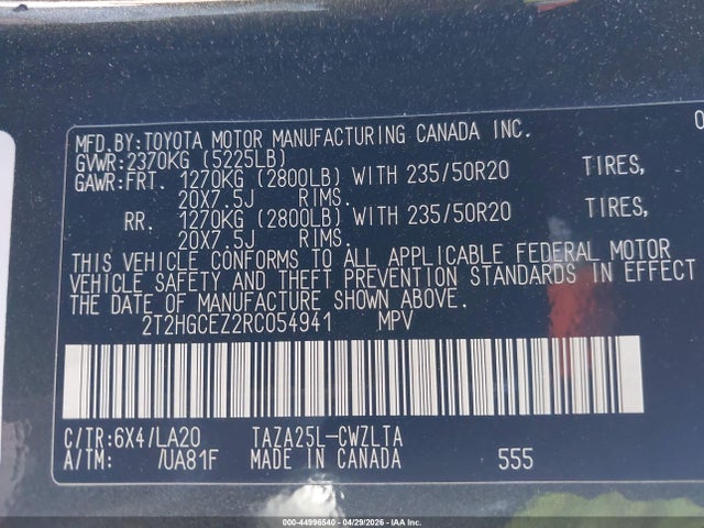 Lexus Nx 350 Luxury 2024 2T2HGCEZ2RC054941 Image 9