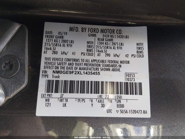 Ford Transit Connect Xlt Passenger 2020 NM0GE9F2XL1435455 Image 9