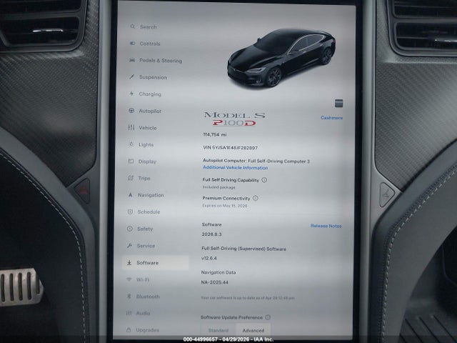Auction sale of the 2018 Tesla Model S, vin: 5YJSA1E48JF282897, lot number: 44996657