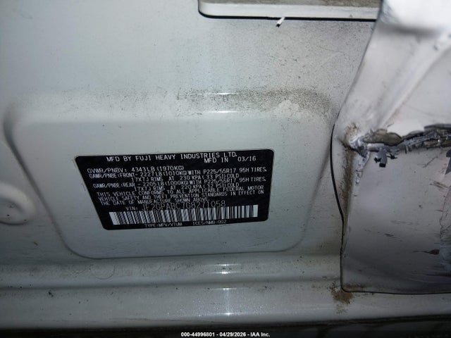 Subaru Crosstrek 2.0i Premium 2016 JF2GPABC7G8271058 Image 9