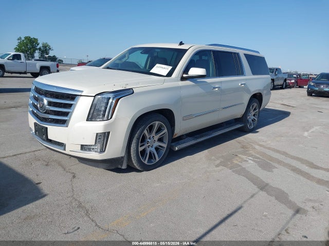 44996815 :رقم المزاد ، 1GYS4JKJ2FR280155 vin ، 2015 Cadillac Escalade Esv Premium مزاد بيع