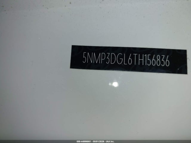 Aukcja sprzedaży 2026 Hyundai Santa Fe Xrt, vin: 5NMP3DGL6TH156836, numer aukcji: 44996861