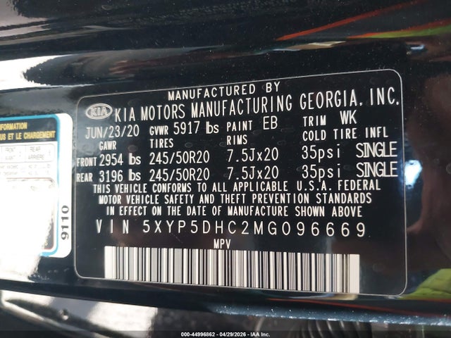 KIA Telluride Sx 2021 5XYP5DHC2MG096669 Image 9