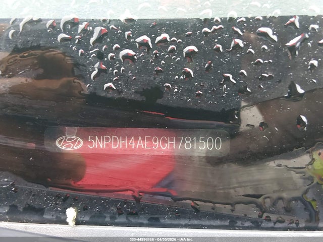 44996866 :رقم المزاد ، 5NPDH4AE9GH781500 vin ، 2016 Hyundai Elantra Se مزاد بيع