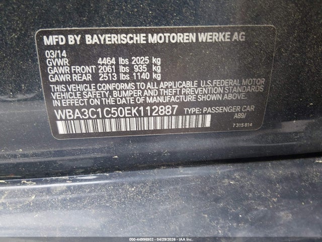 Продаж на аукціоні авто 2014 Bmw 328i, vin: WBA3C1C50EK112887, номер лоту: 44996902