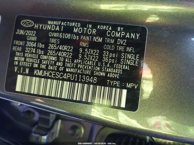 Genesis Gv80 3.5t Awd 2023 KMUHCESC4PU113948 Image 9