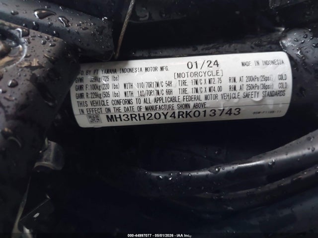 MH3RH20Y4RK013743 Yamaha Mt-03