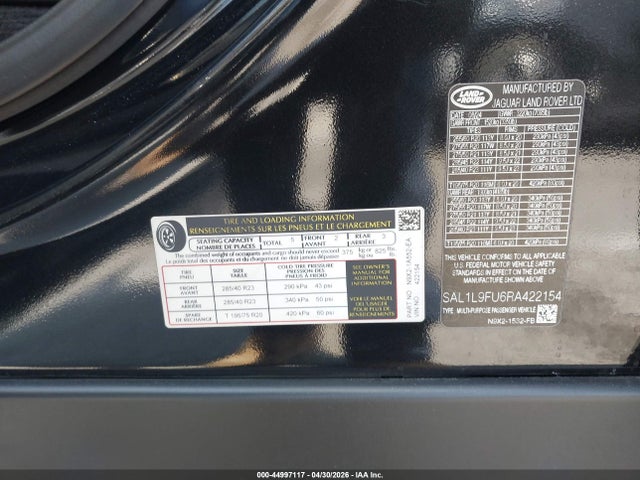 SAL1L9FU6RA422154 Land Rover Range Rover Sport Dynamic Se
