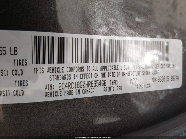 Chrysler Pacifica Touring-l 2017 2C4RC1BG0HR835466 Image 9