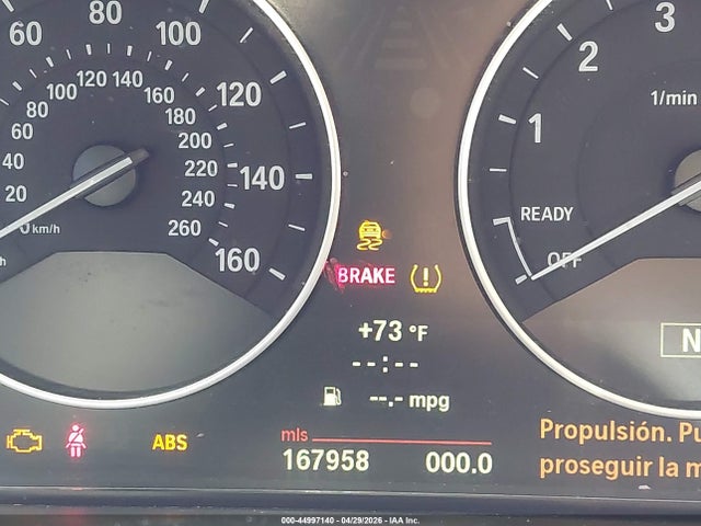 2013 Bmw 328i მანქანა იყიდება აუქციონზე, vin: WBA3C1G55DNR46242, აუქციონის ნომერი: 44997140