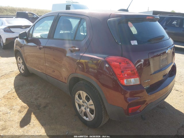 44997224 :رقم المزاد ، 3GNCJKSB2HL227989 vin ، 2017 Chevrolet Trax Ls مزاد بيع