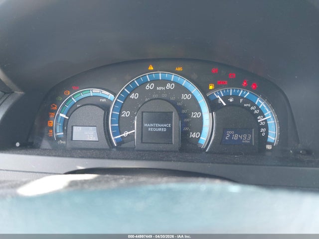 2012 Toyota Camry Hybrid Xle მანქანა იყიდება აუქციონზე, vin: 4T1BD1FK0CU046884, აუქციონის ნომერი: 44997449