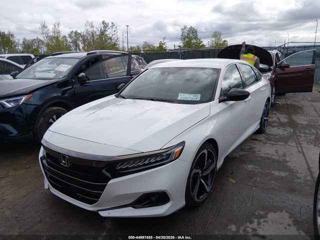 44997455 :رقم المزاد ، 1HGCV1F39NA032809 vin ، 2022 Honda Accord Sport مزاد بيع