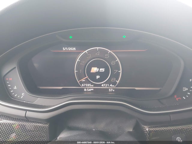 2018 Audi S5 3.0t Premium Plus მანქანა იყიდება აუქციონზე, vin: WAUB4CF53JA026828, აუქციონის ნომერი: 44997549