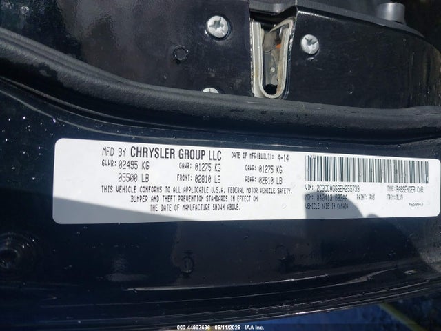 Aukcja sprzedaży 2014 Chrysler 300 300s, vin: 2C3CCAGG6EH255739, numer aukcji: 44997636