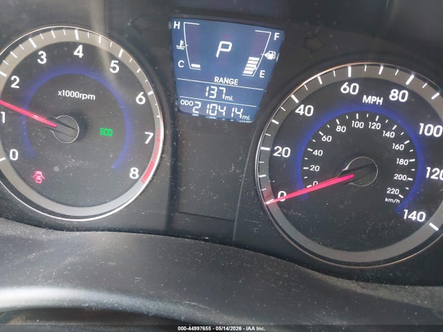 2013 Hyundai Accent Gls მანქანა იყიდება აუქციონზე, vin: KMHCT4AE4DU408193, აუქციონის ნომერი: 44997655