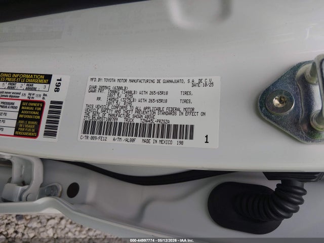 Продаж на аукціоні авто 2025 Toyota Tacoma Trd Sport, vin: 3TYLB5JN5ST100789, номер лоту: 44997774