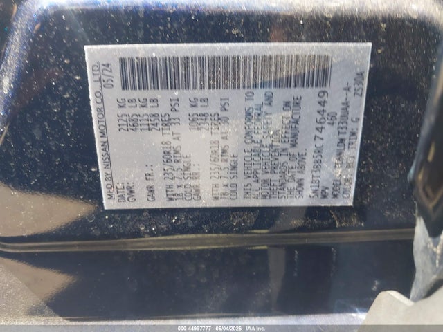 Продажа на аукционе авто 2024 Nissan Rogue Sv Intelligent Awd, vin: 5N1BT3BB5RC746449, номер лота: 44997777