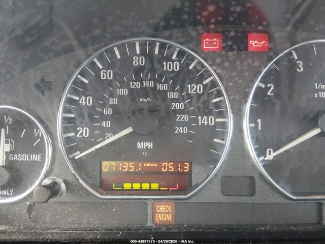 44997878 :رقم المزاد ، 4USCJ3325WLC12003 vin ، 1998 Bmw Z3 2.8 مزاد بيع