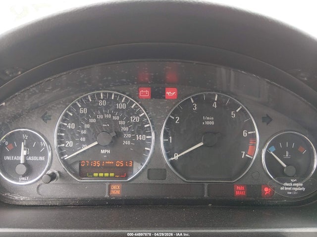 44997878 :رقم المزاد ، 4USCJ3325WLC12003 vin ، 1998 Bmw Z3 2.8 مزاد بيع