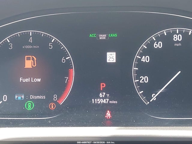 2019 Honda Accord Sport მანქანა იყიდება აუქციონზე, vin: 1HGCV1F35KA128769, აუქციონის ნომერი: 44997927