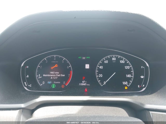 2019 Honda Accord Sport მანქანა იყიდება აუქციონზე, vin: 1HGCV1F35KA128769, აუქციონის ნომერი: 44997927