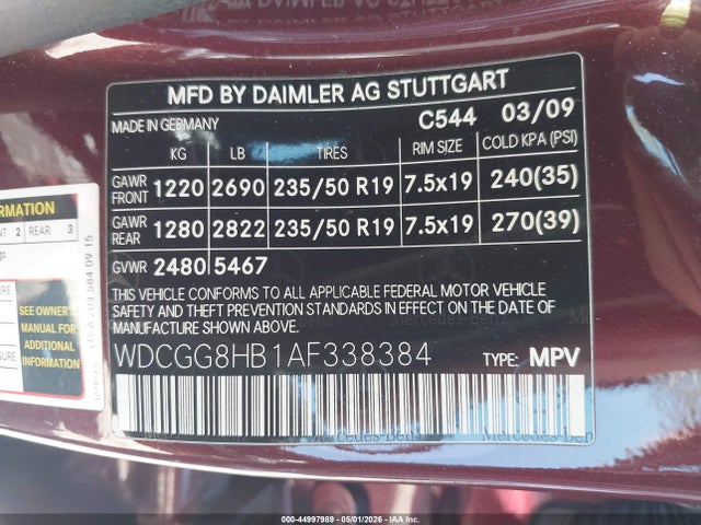 Продаж на аукціоні авто 2010 Mercedes-benz Glk 350 4matic, vin: WDCGG8HB1AF338384, номер лоту: 44997989