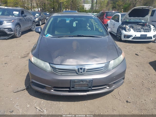 44998120 :رقم المزاد ، 2HGFB2F92CH539257 vin ، 2012 Honda Civic Ex-l مزاد بيع