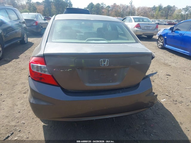 44998120 :رقم المزاد ، 2HGFB2F92CH539257 vin ، 2012 Honda Civic Ex-l مزاد بيع