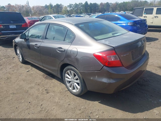 44998120 :رقم المزاد ، 2HGFB2F92CH539257 vin ، 2012 Honda Civic Ex-l مزاد بيع