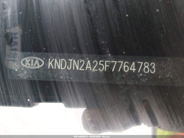 44998478 :رقم المزاد ، KNDJN2A25F7764783 vin ، 2015 Kia Soul مزاد بيع