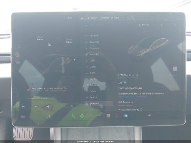 Продажа на аукционе авто 2025 Tesla Model 3 Long Range Rear-wheel Drive/standard Rear-wheel Drive, vin: 5YJ3E1EA6SF036818, номер лота: 44998570