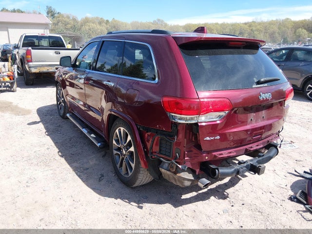 44998629 :رقم المزاد ، 1C4RJFCG7JC259861 vin ، 2018 Jeep Grand Cherokee Overland 4x4 مزاد بيع